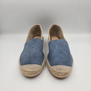 Vidorreta Denim Espadrille Slip‑On Shoes – Women’s 10 (EU 41)